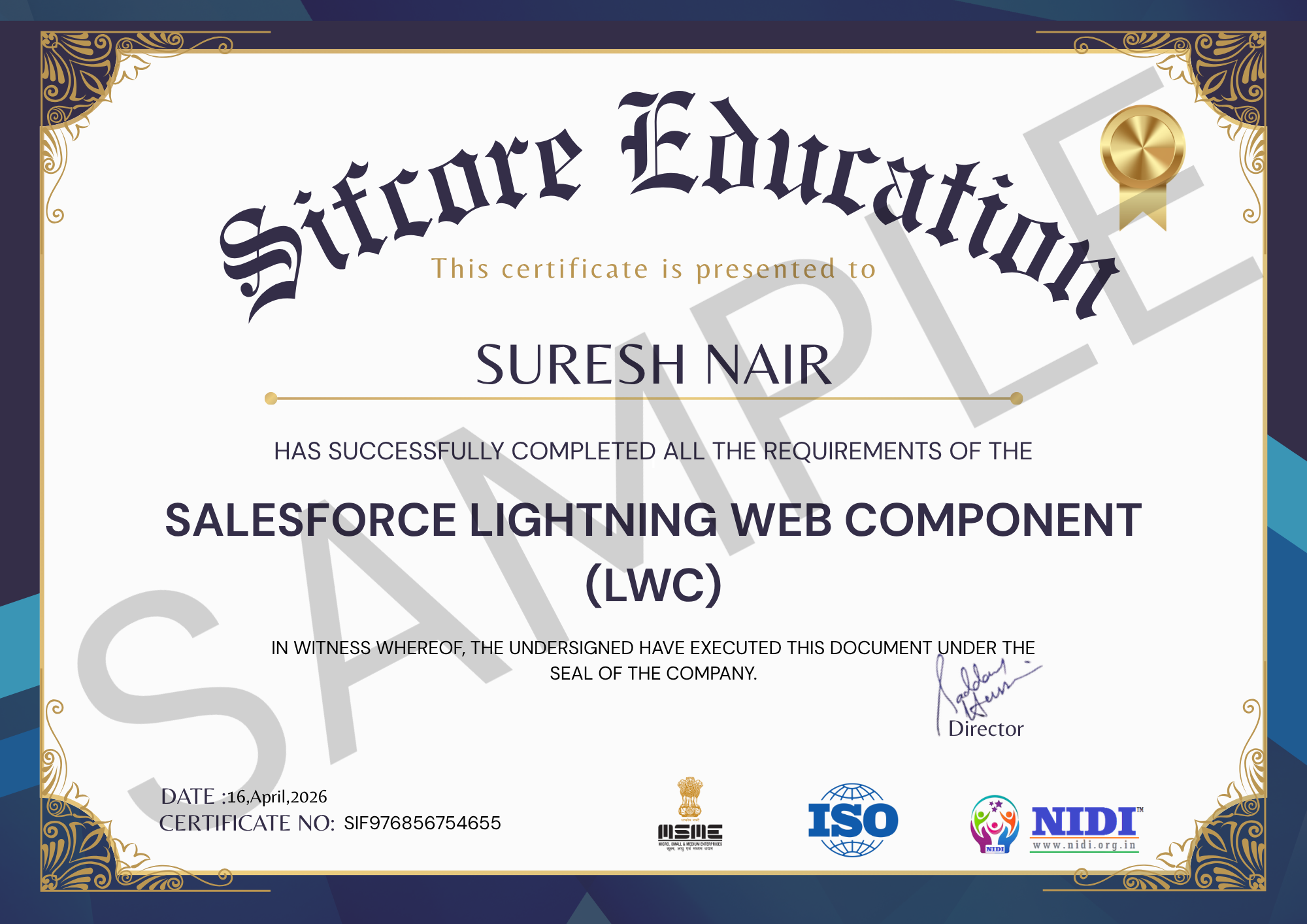 Certificate 6